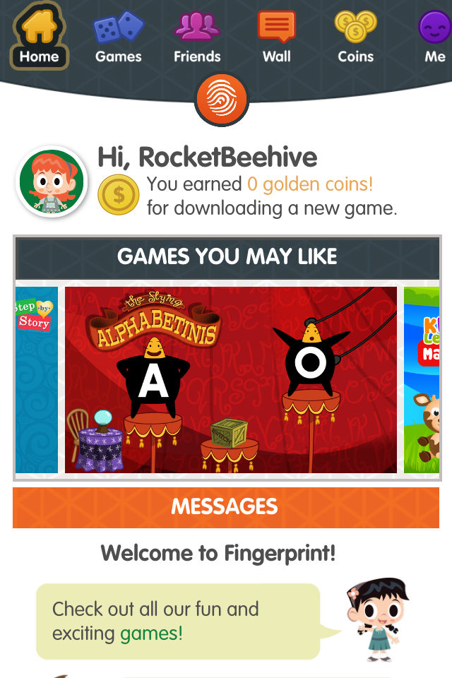 The Flying Alphabetinis - A Fingerprint Network App